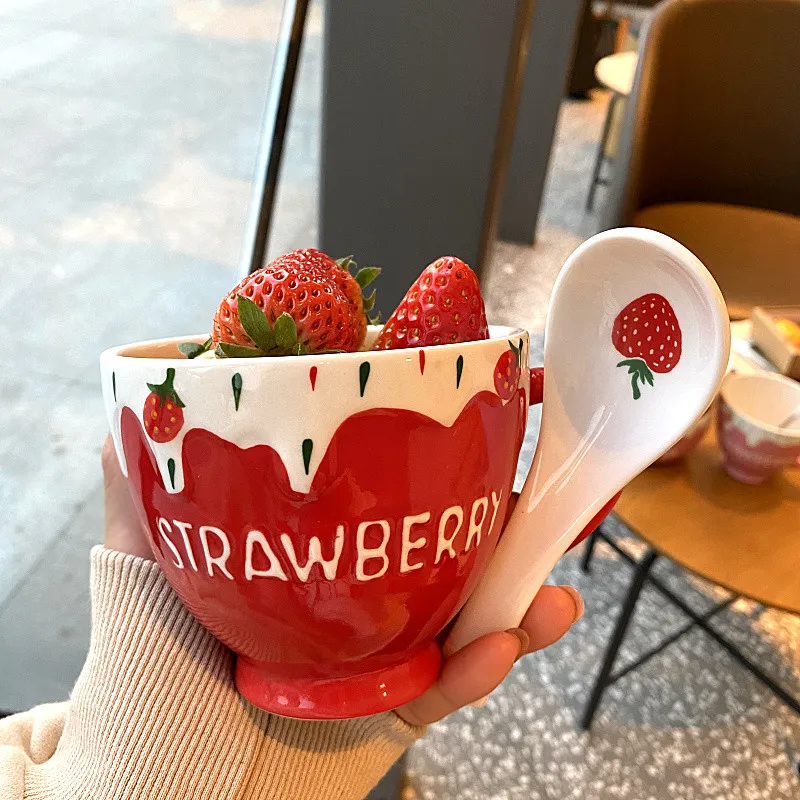 400Ml Cute Strawber… - image