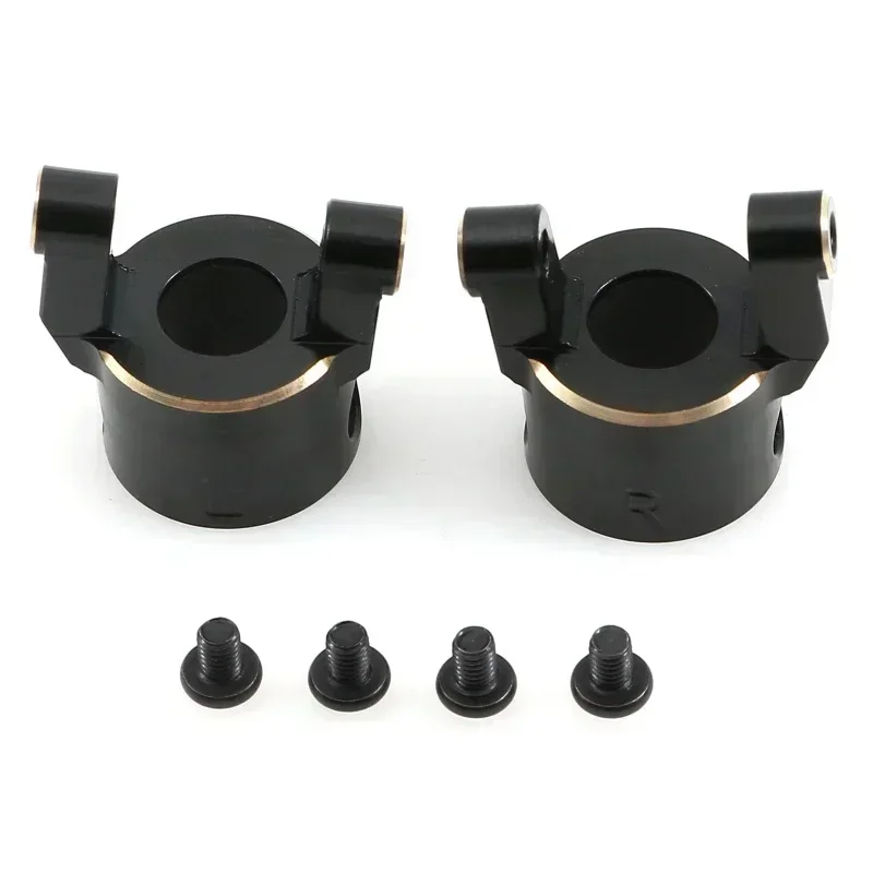 Black Coating Brass Front C Hub Carrier C-Hub Caster Block for Axial SCX10 PRO 1/10 RC Crawler Car Upgrade Parts Accessories