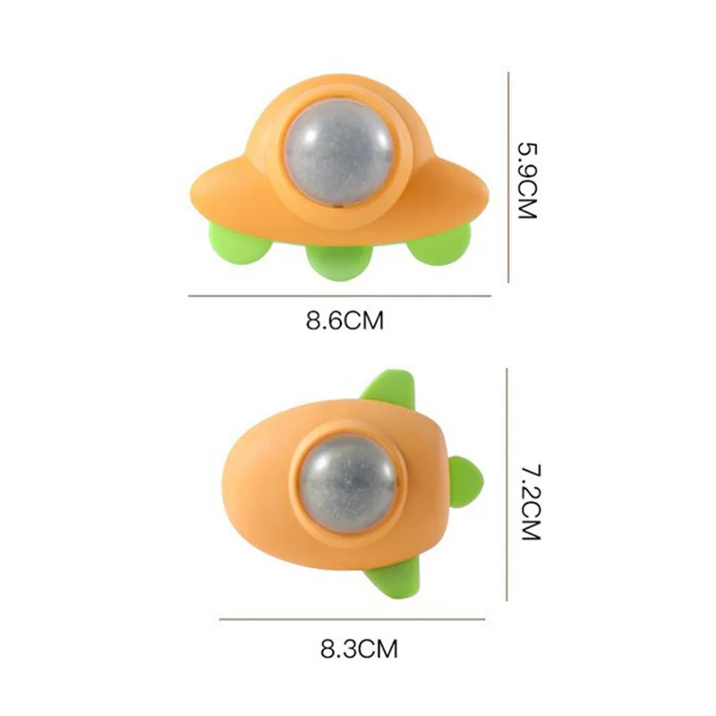 Natural Catnip Wall Cat Toy 360° Rotating Teeth Cleaning Self Fun Relaxation Licking Snacks Cat Mint Ball Toy Kitten Supplies