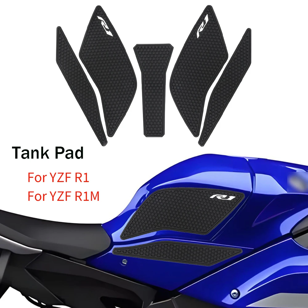 

For Yamaha YZF R1 YZF R1M YZF-R1 R1M Motorcycle Fuel Tank Pads Sticker Side Gas Knee Grip Protector Traction Decals
