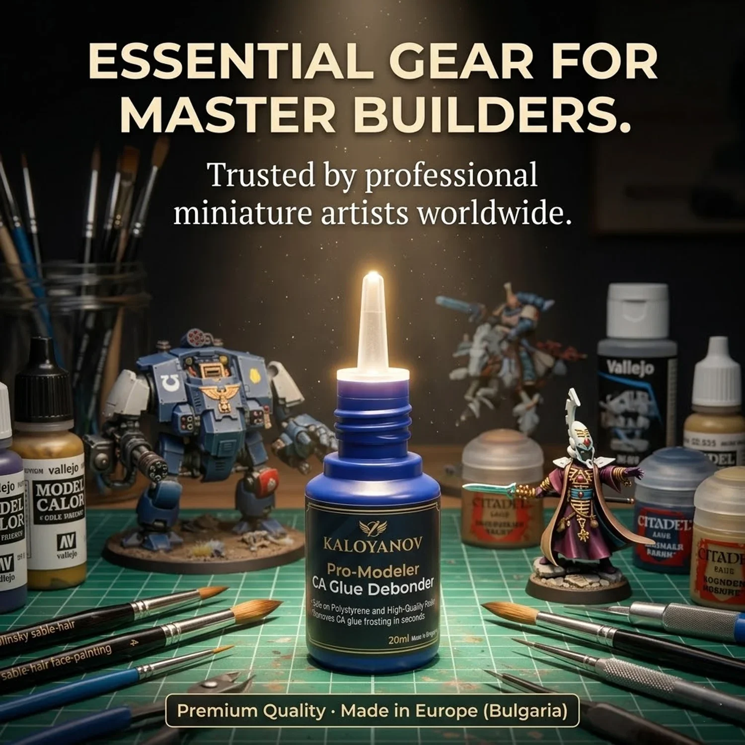 CA-Kleber-Entferner 20ml Superkleber-Entferner mit Mikropräzisionsspitze Sicher für Warhammer Miniaturen Harz Plastik Modellbau DIY – Detail 6