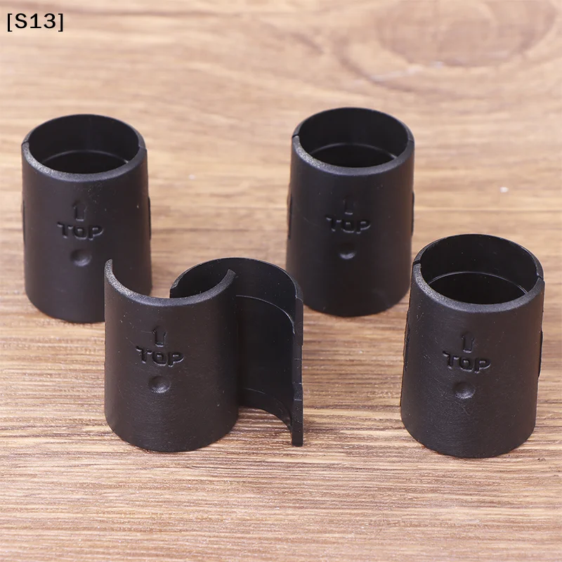 16Pcs Plastic Shelf Lock Clips, Fixed Sleeves for Wire Shelving System Storage Accessories