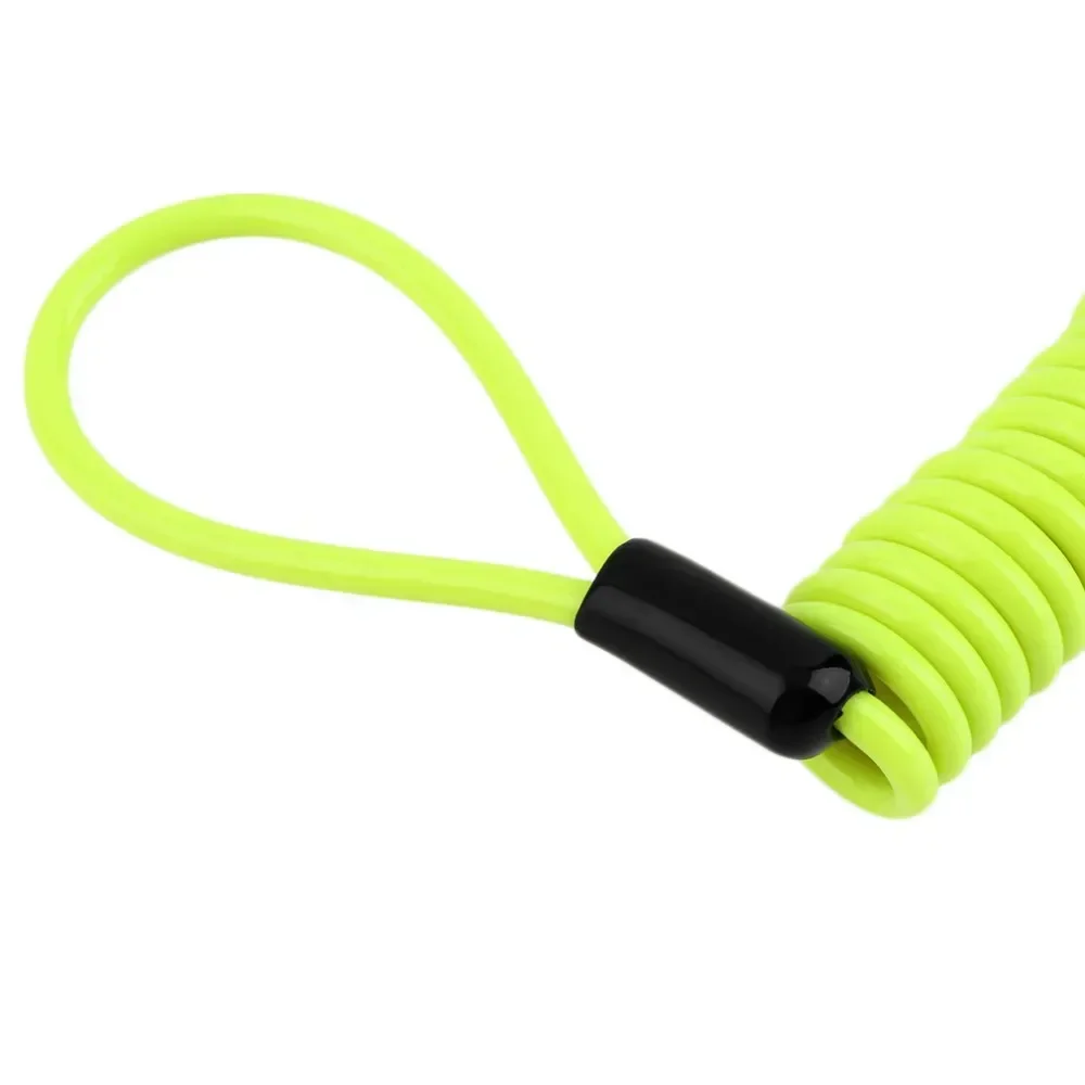 1.2M Motorcycle Disc Lock Reminder Rope – Visual Alarm Cable Prevents Riding with Lock On, Safety Spring Coil for Bike view 5
