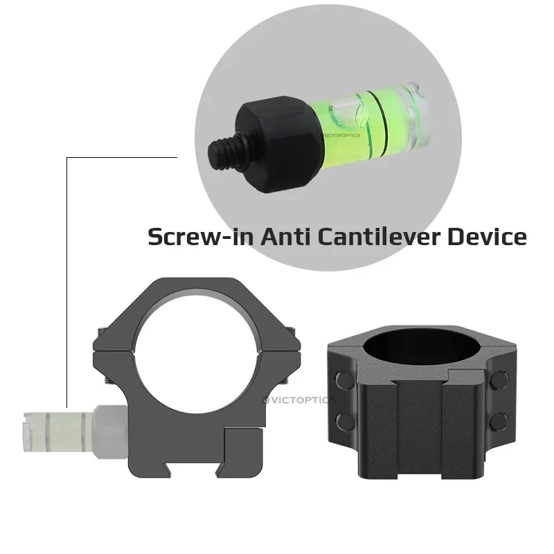 Vector Optics 25.4Mm Dovetail Rings 11Mm Dovetail Rail Low Medium High Profile Mount for Rifle Scope