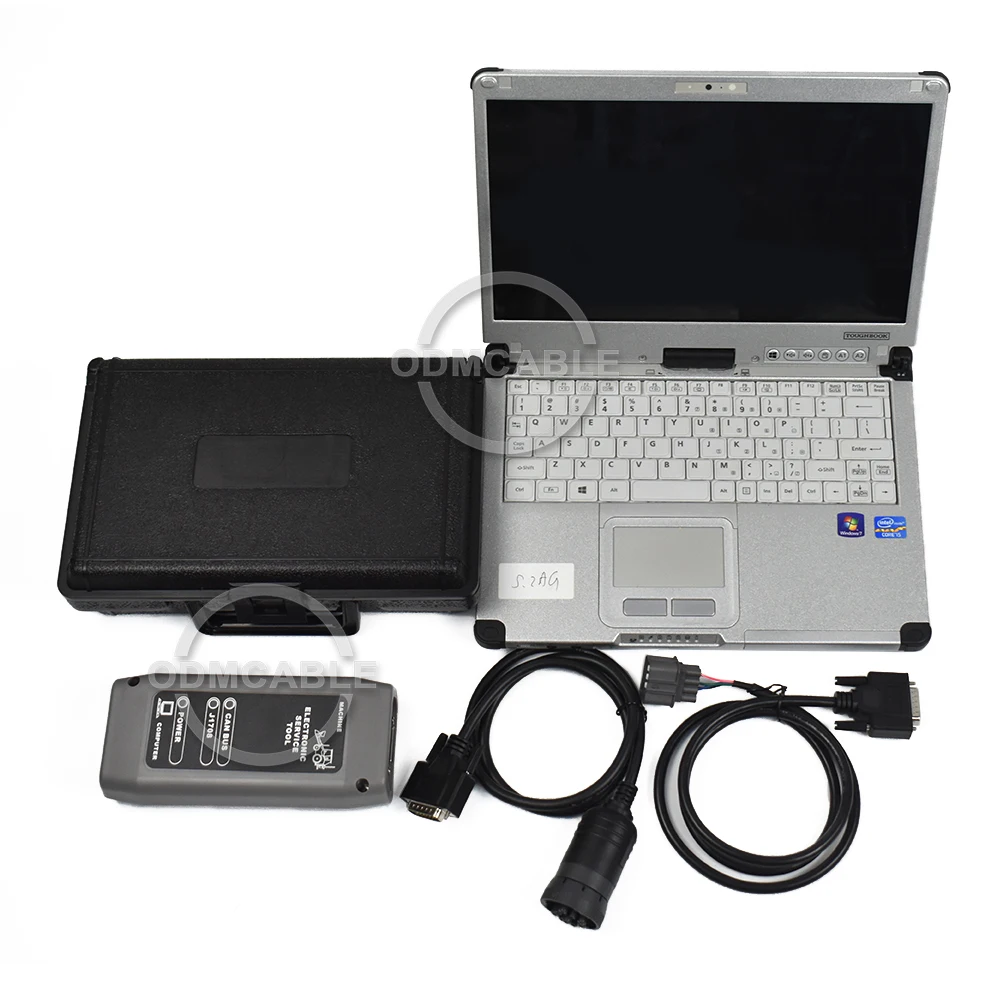 V 1.73.3 version truck Diagnose Scanner JCB Service Master 4 Diagnostic Software with toughbook  laptop CFC2/CF19