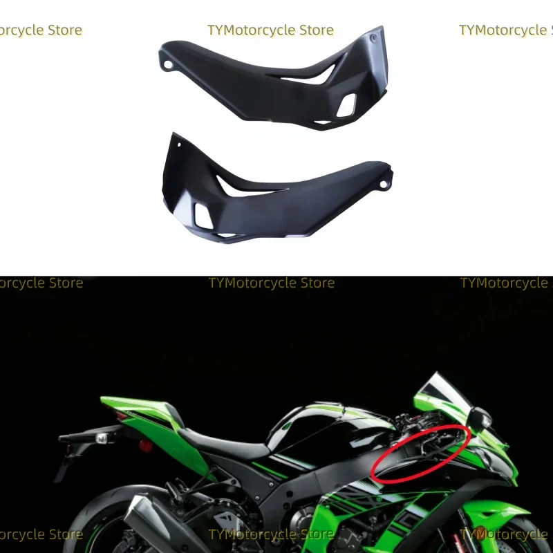 Penutup udara pemasukan dasbor depan sepeda motor Ram Fairing cocok untuk Kawasaki ZX-10R ZX10R ZX 10R 2016 2017 2018 2019 2020