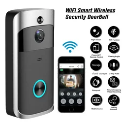 Smart WIFI Video Doorbell Camera Wireless Operated Motion Detector Audio & Speaker Night Vision Remote monitor for iOS&Android