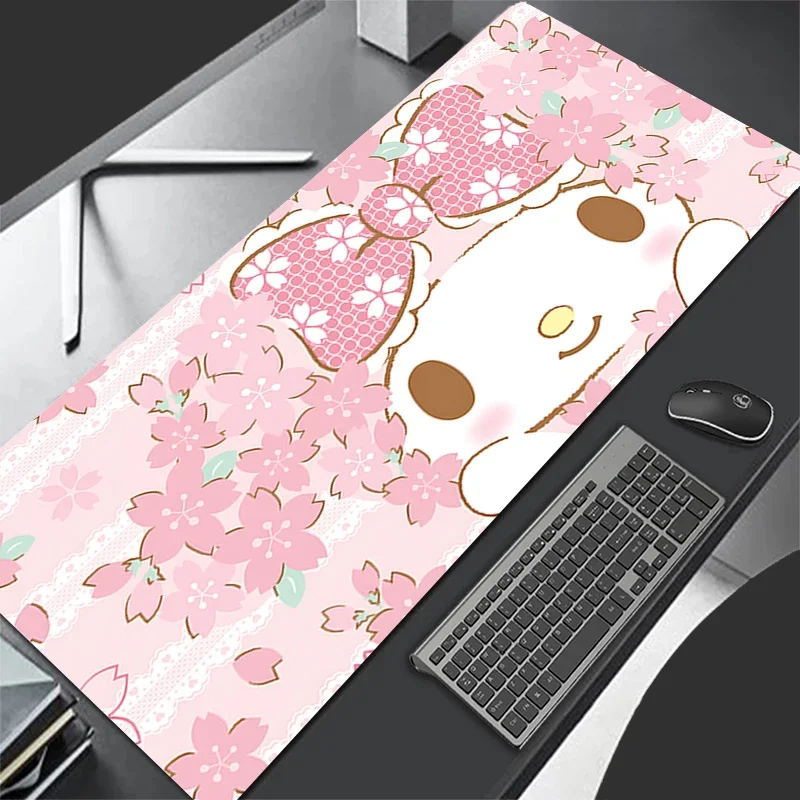 

Leather Mouse Pads Sanrio My Melody Mousepad Anime Keyboard Pads Large Size Mouse Pads Laptop Extended Desk Mat for Gamer Gift