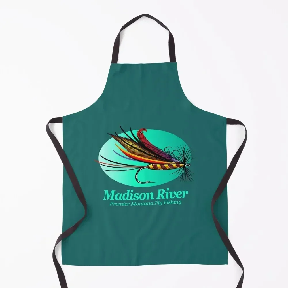 

Madison River Fly Fishing (FSH) Apron Utensils For Kitchen For Home Accessories Kitchen Chef kitchen woman Apron