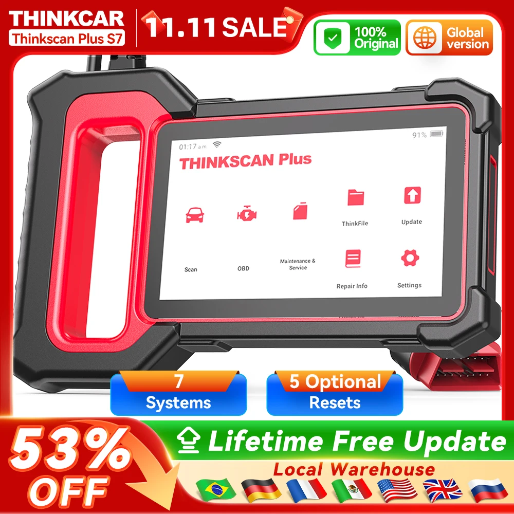 yZ[zThinkcar-Ԑffc[,OBD2XLi[,R[h[_[,thinkscan plus s7 s6 s4 obd2
