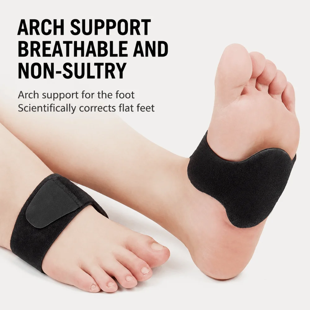 Shock Absorption Arch Support Insoles Cushioning Arch Support High Arch Cushion Comfort portable Flat Foot Correction Women