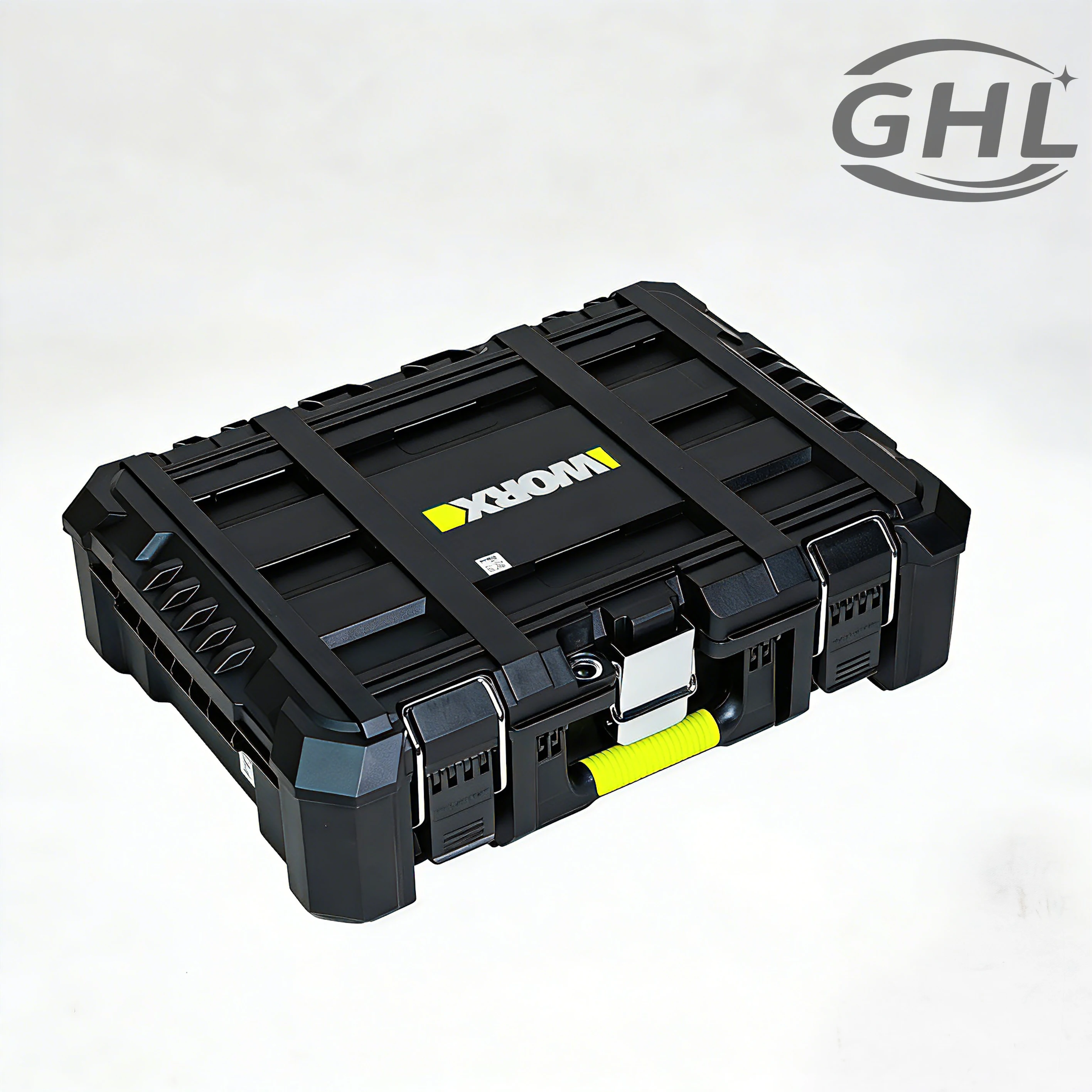 WORX Toolbox Trolley Stacking Box Portable Multi functional Stacking Box Large Capacity Hardware Tool Storage Box