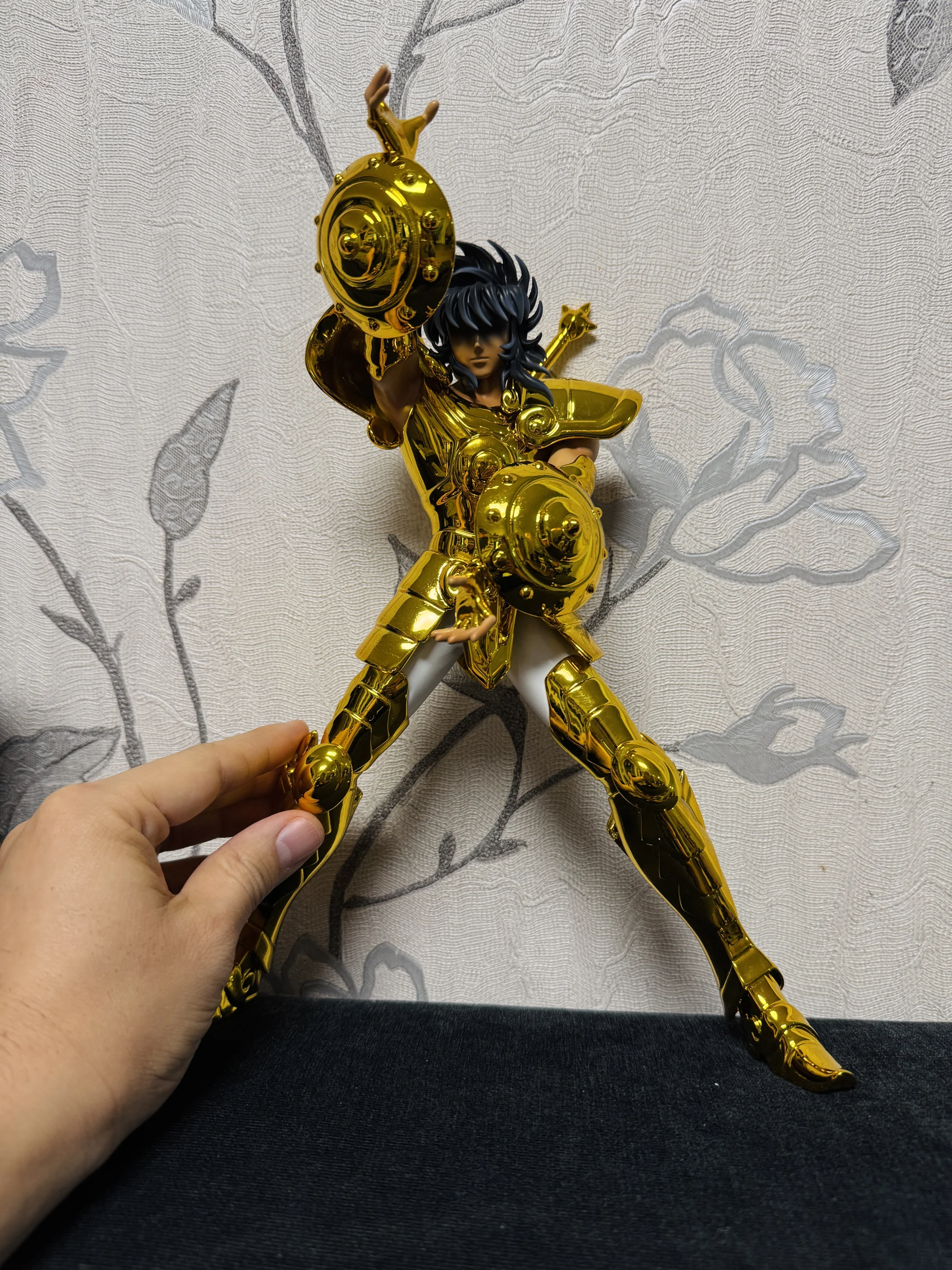 

1:6 Mystery Warrior, Golden Saint Comic primary color Mystery Face Libra Tiger, Plated Statue