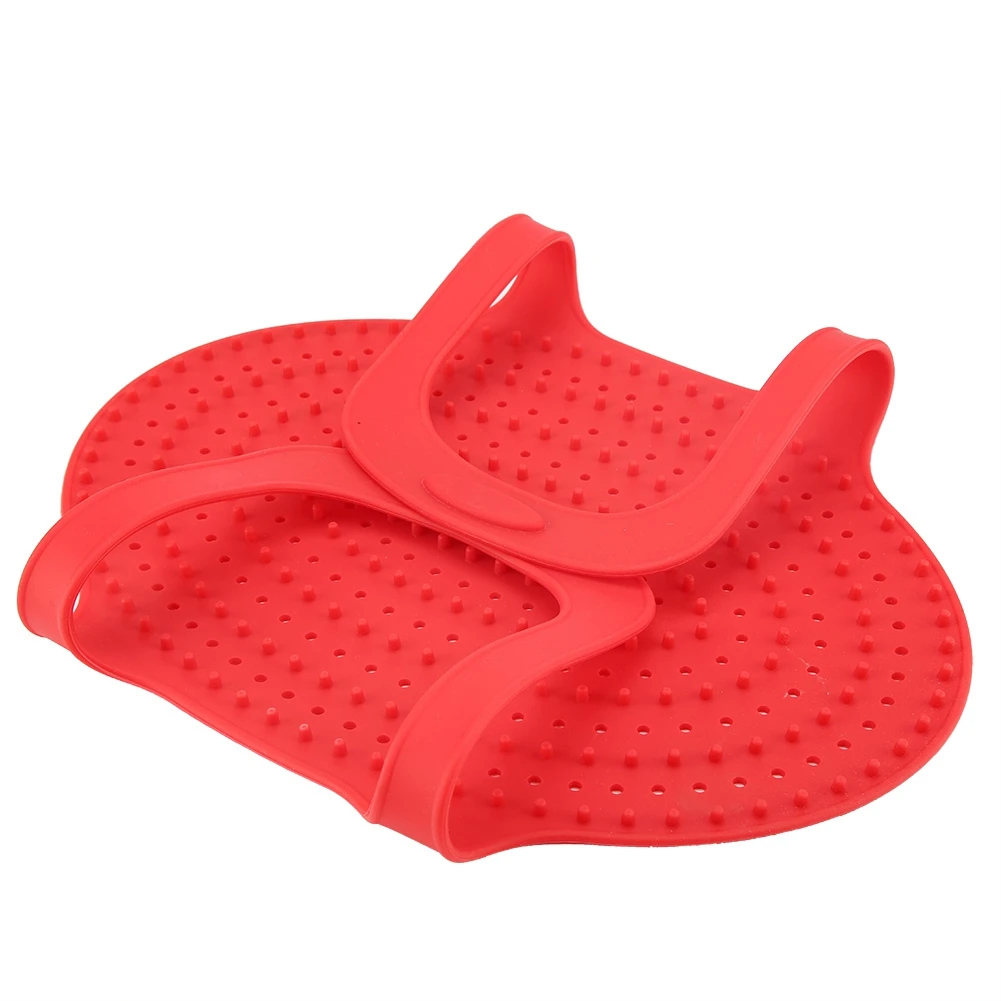 Food Grade Siliconen Hittebestendige Kalkoenheffer Non-Stick Gevogelte Kookmat (Rood)