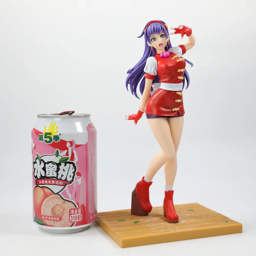 Figura del rey de los luchadores Asamiya Athena figuras de acción estatua de Pvc Gk modelo de Anime colección de muñecos decoración de escritorio juguete regalo de cumpleaños