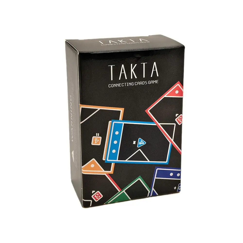 Jeu de société TACTA, jeu de stratégie rapide, jeu de correspondance de formes, jeu de société unique pour les fêtes, jeu interactif parent-enfant, compétition multijoueur, table