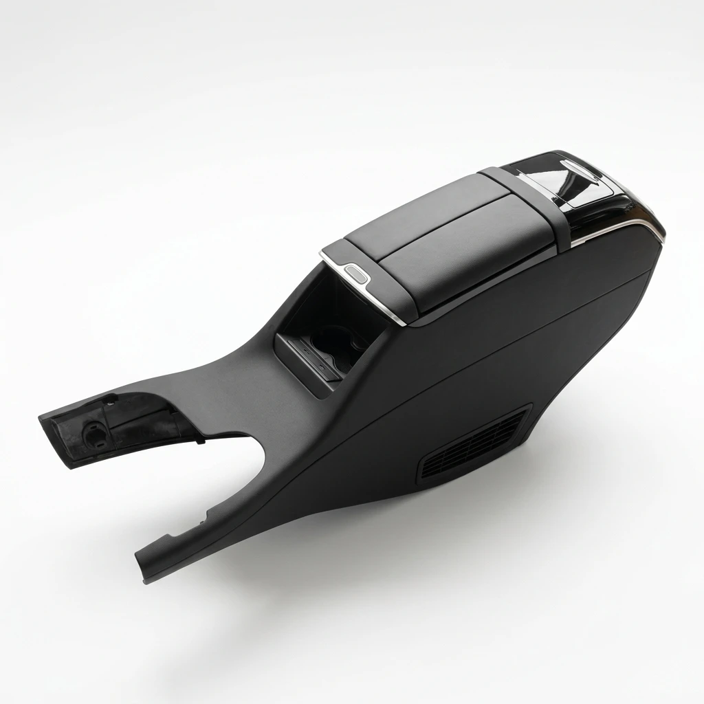 Luxury Plastic Dual-Fit Center Console for W447 W639 Vito Viano Armrest Storage Box Cup Holders High-Speed USB C