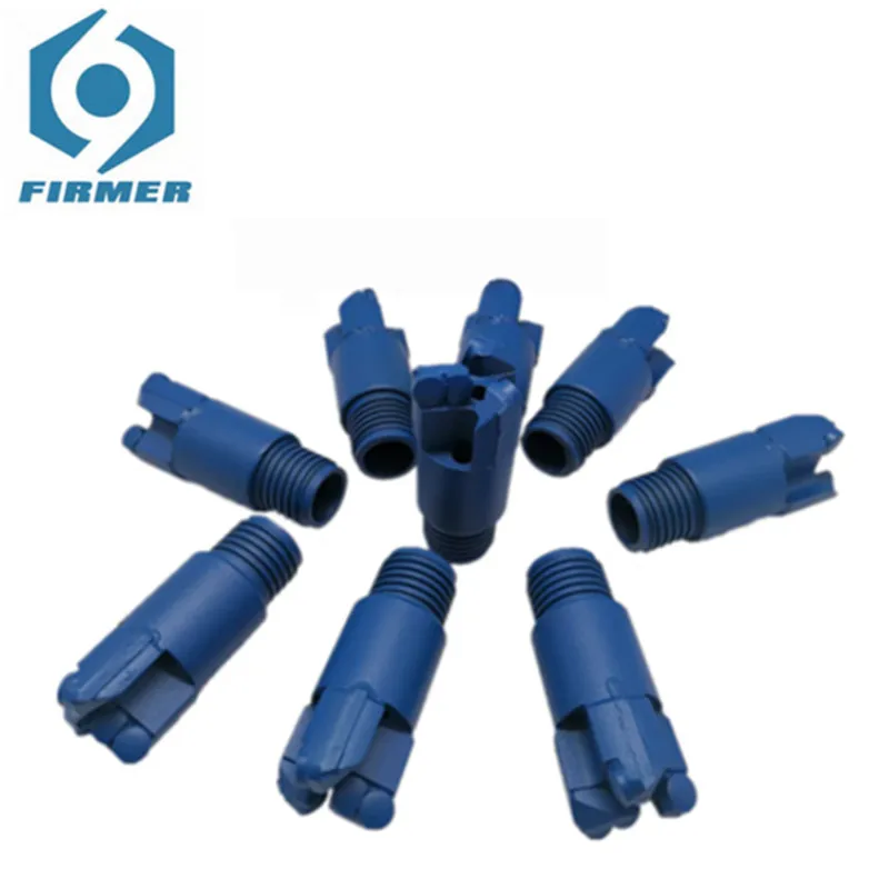 46mm 3 Wings Spherical Shape PDC Cutter Non Coring Drill Bit