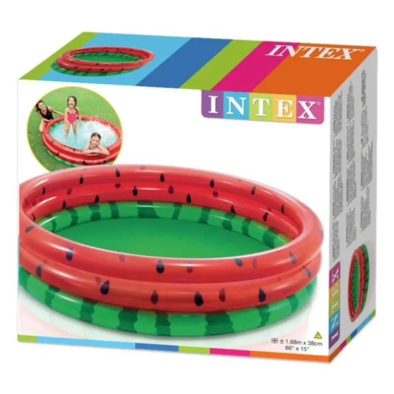 Intex 58448NP-inflatable pool watermelon 168x38 cm-swimming pool to enjoy playing in summer