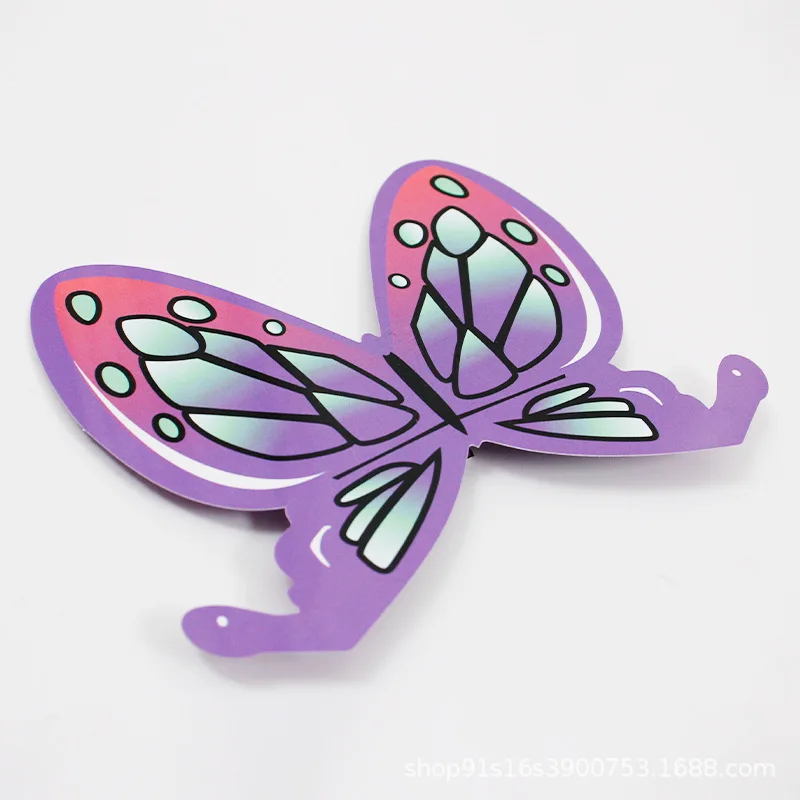 Anime Demon Slayer Kimetsu no Yaiba spinka do włosów Cosplay Tsuyuri Kanawo Kochou Shinobu motyl spinka do włosów nakrycie głowy kostium nakrycia głowy