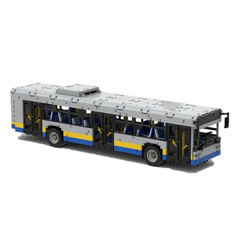 

Электрический строительный блок MOC-59883 12m Bus (1:18) RC, модель в сборе • 3659 деталей, строительные блоки, детский подарок на день рождения