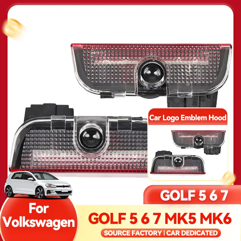 

2026 Горячие для VOLKSWAGEN VW Лампы, капоты, светодиодные лампы для внутренней двери автомобиля, сигнальная лампа для VW Golf 5 6 7 Jetta MK5 MK6 MK7 Passat
