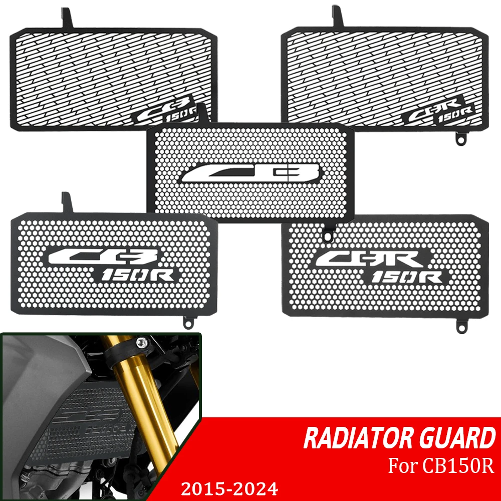 For Honda CB150R CBR150R CB 150R CBR 150R 2015-2024 2023 2022 2021 Motorcycle Aluminum Radiator Grille Guard Cover Protector