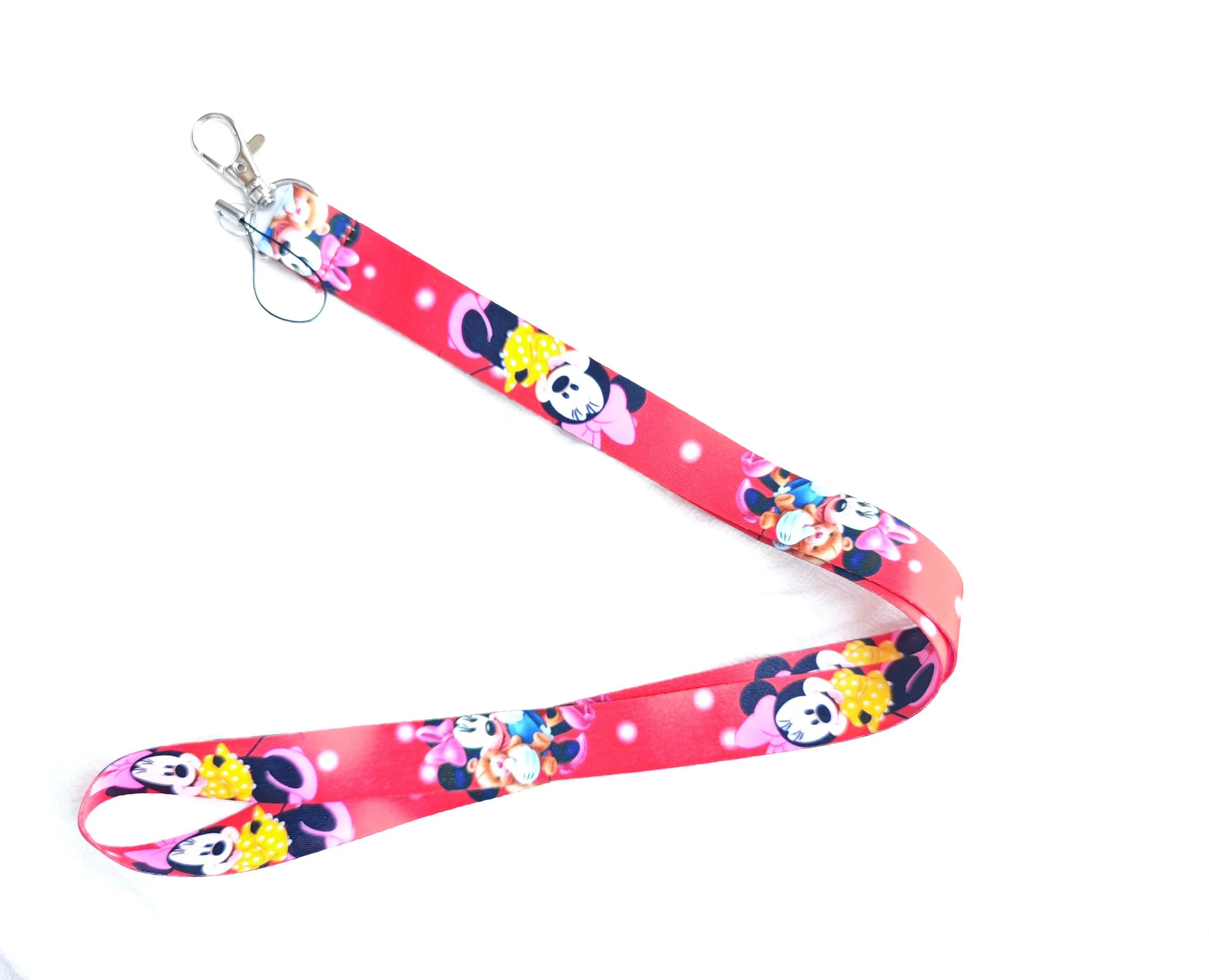 卸売ディズニーミッキーマウスキーストラップ ID バッジホルダー動物
