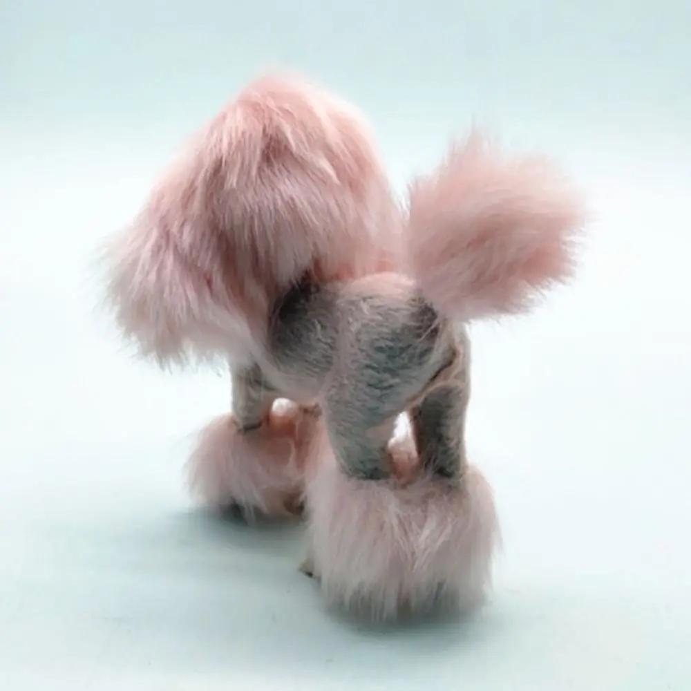 

Toys Crafts Gift Teaching Mold Home Decoration Miniature Figurines Simulation Dog Poodle Figurines Desk Ornaments
