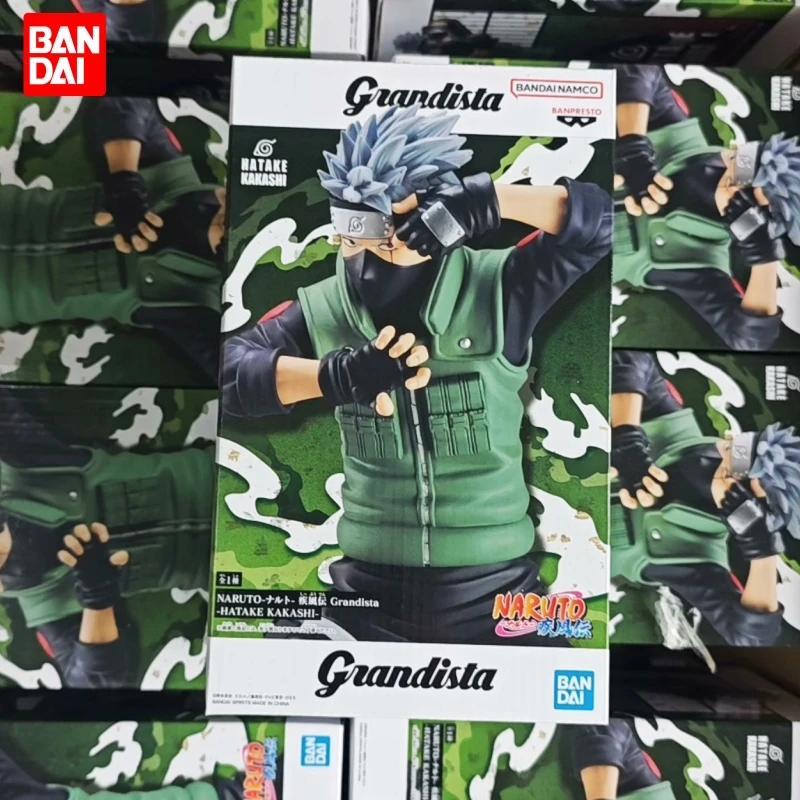 

Bandai Original NARUTO Anime Figure Grandista Hatake Kakashi Action Figure Toys for Fans Gift Collectible Model Ornaments Toys