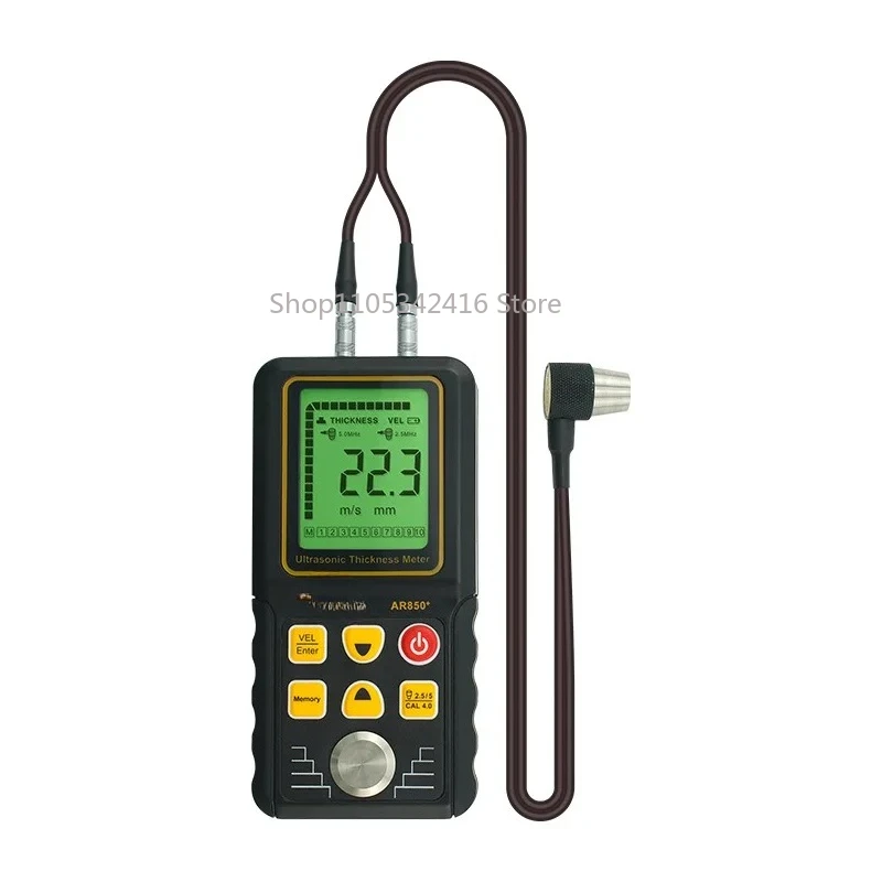 Smart Sensor AR850+ Ultrasonic Thickness Gauge, 1.2~225mm Non-Destructive Tester for Metal Steel​