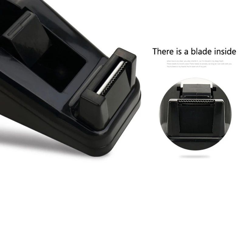 Table Base Sealing Tape Large Dispenser-Stationery Adhesive Cutter for Office Use