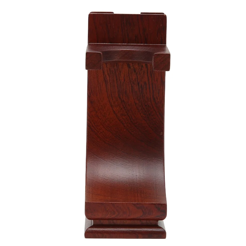 Wood Razor Shaving Brush Holder Stand Wine Red Height 12cm Bathroom Shaving Tool Storage Rack Men Barber Shaving Organizer