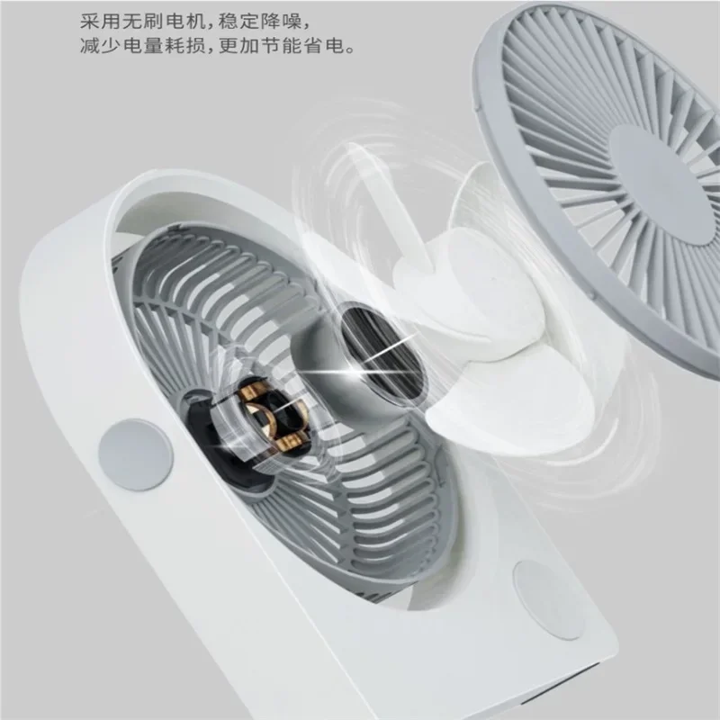 Ventilador de escritorio pequeño dormitorio USB pequeño ventilador silencioso escritorio de oficina estudiante mini carga al aire libre ultra larga resistencia fuerte enfriamiento h