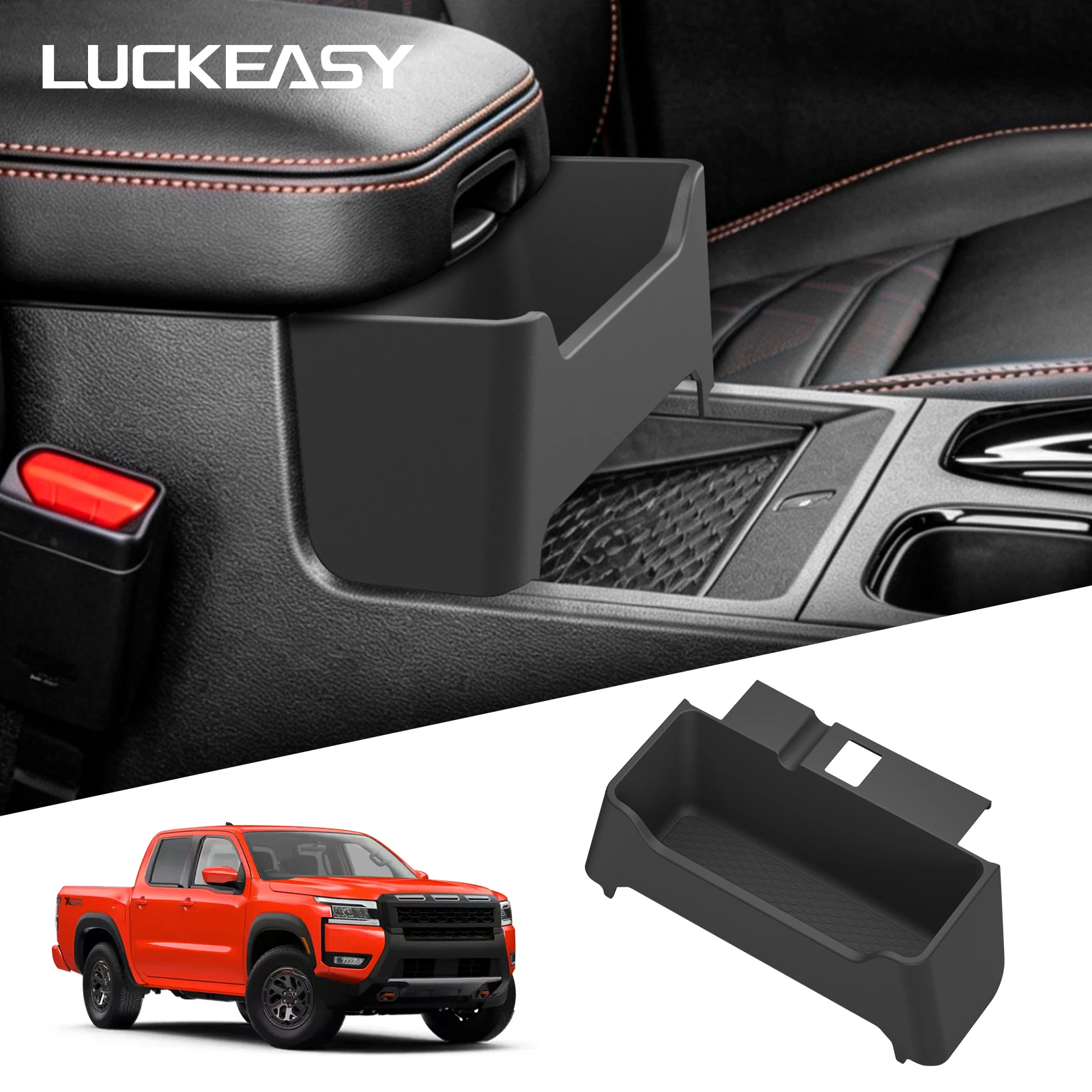Für Nissan Frontier 2022-2025 Auto-Aufbewahrungsbox Innenraum-Zubehör Mittelkonsole Armlehnenbox Hängende Organizer-Box