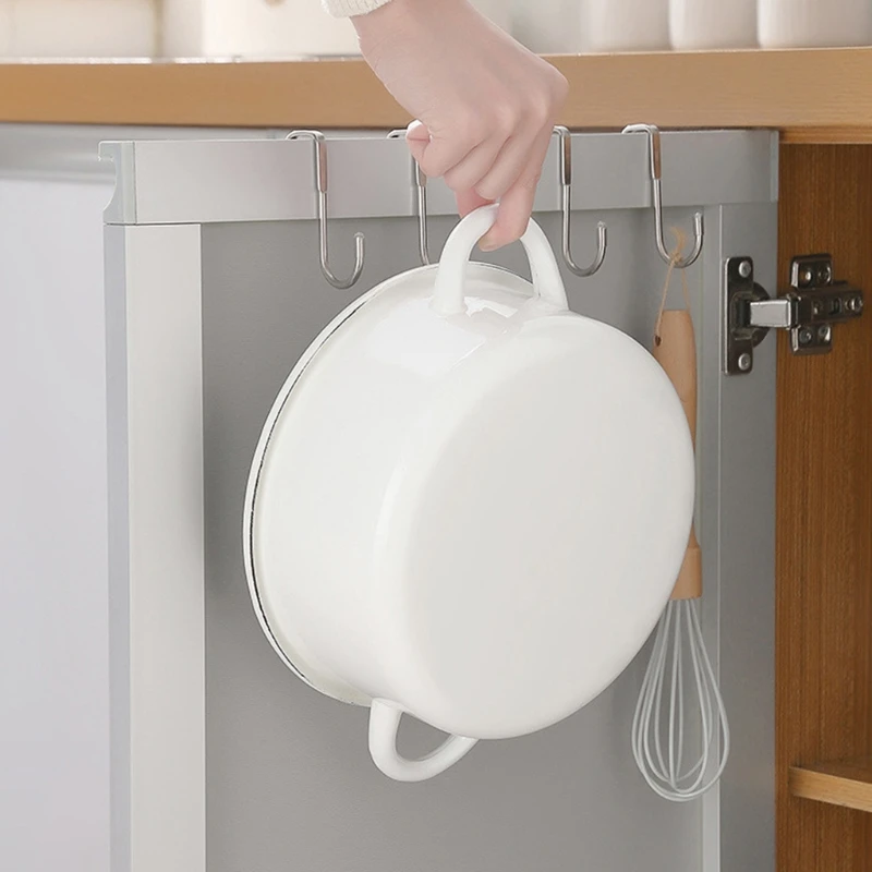 Gancio per porta armadio sul comodino in acciaio inossidabile 304 Gancio doppio a forma S per appendere porta dello