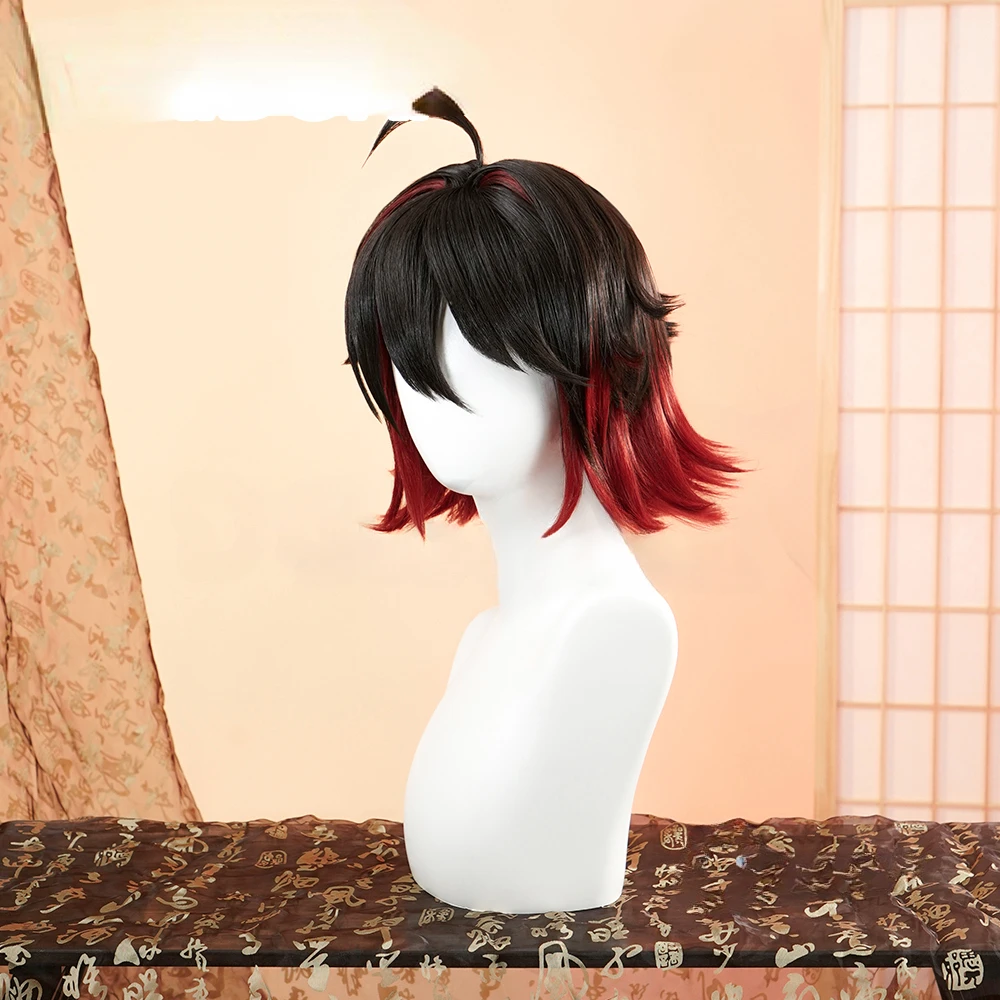 Genshin Impact-Peluca de pelo sintético resistente al calor para Cosplay, accesorio para videojuegos