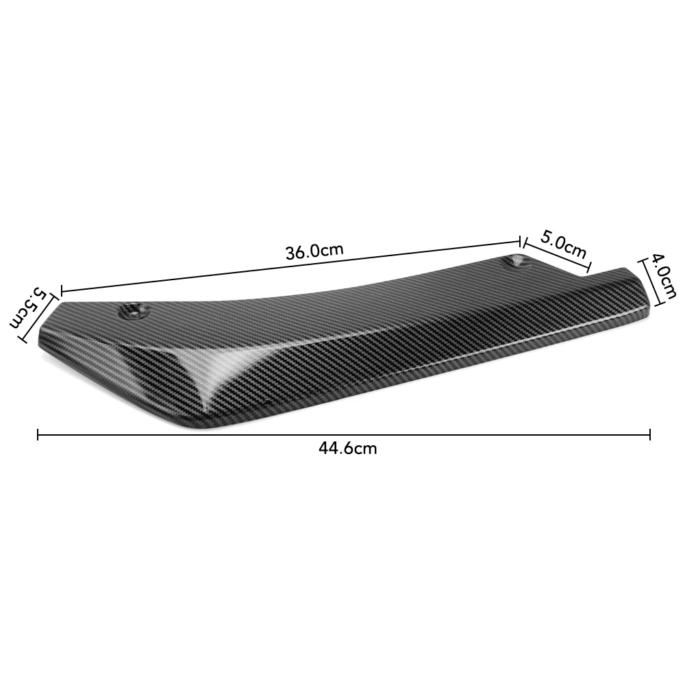 2PCS 자동차 앞 뒤 범퍼 스트립 립 스포일러 디퓨저 스플리터 스크래치 보호기 BMW E46 E90 E91 F30 F22 E60 F10 Audi A4 B8 썸네일 3