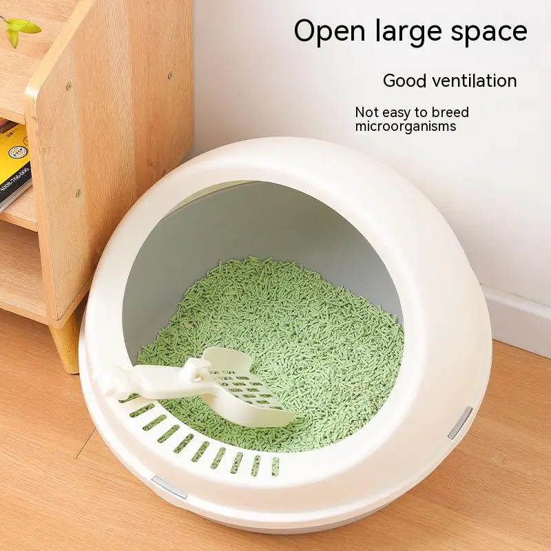 Cat Toilet, Anti-Splash Semi-Enclosed, Litter Box, Starry Sky Semi-Enclosed Litter Box, Baby Cat Poop Basin, Urine Pad Cat