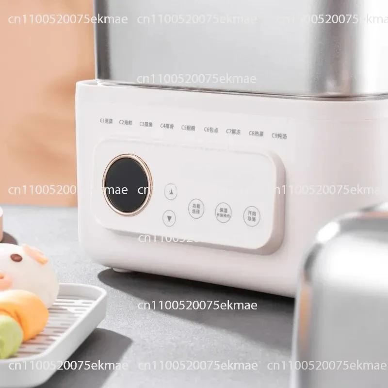 Double-layer Electric Steamer Electric Steamer Multifunctional Pot Household Electric Heating Pot 14L Double-layer