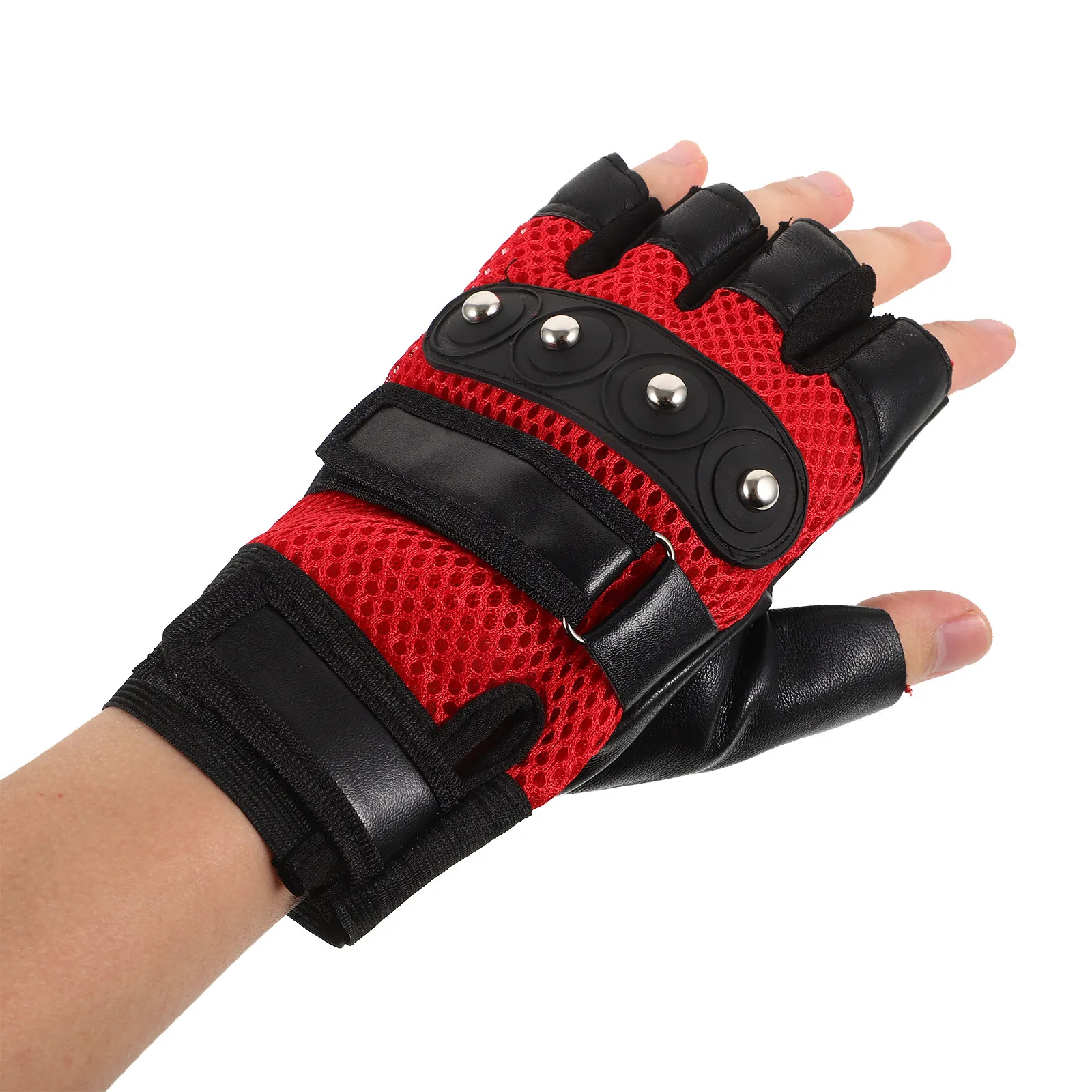 

1Pair Motorcycle Gloves for Men Women Half Finger Riding Gloves Breathable Comfort Fit for Cycling Outdoor Sports