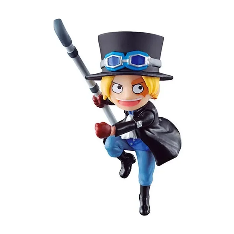 Bandai Gashapon oryginalna figurka Anime jedna sztuka Sabo Luffy bitwa morska 3 zabawki dla dzieci Model animacji prezenty kolekcjonerskie ozdoby