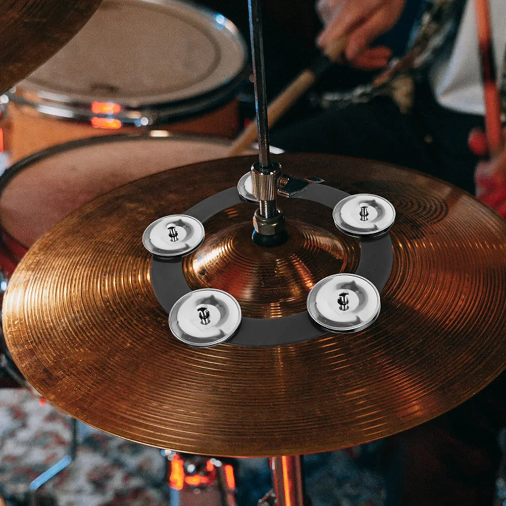 

50Pcs Drum Set Crash Cymbals Stainless Iron Metal Cymbals Jazz Drum Practice Musical Instrument Accessories Crash Cymbal