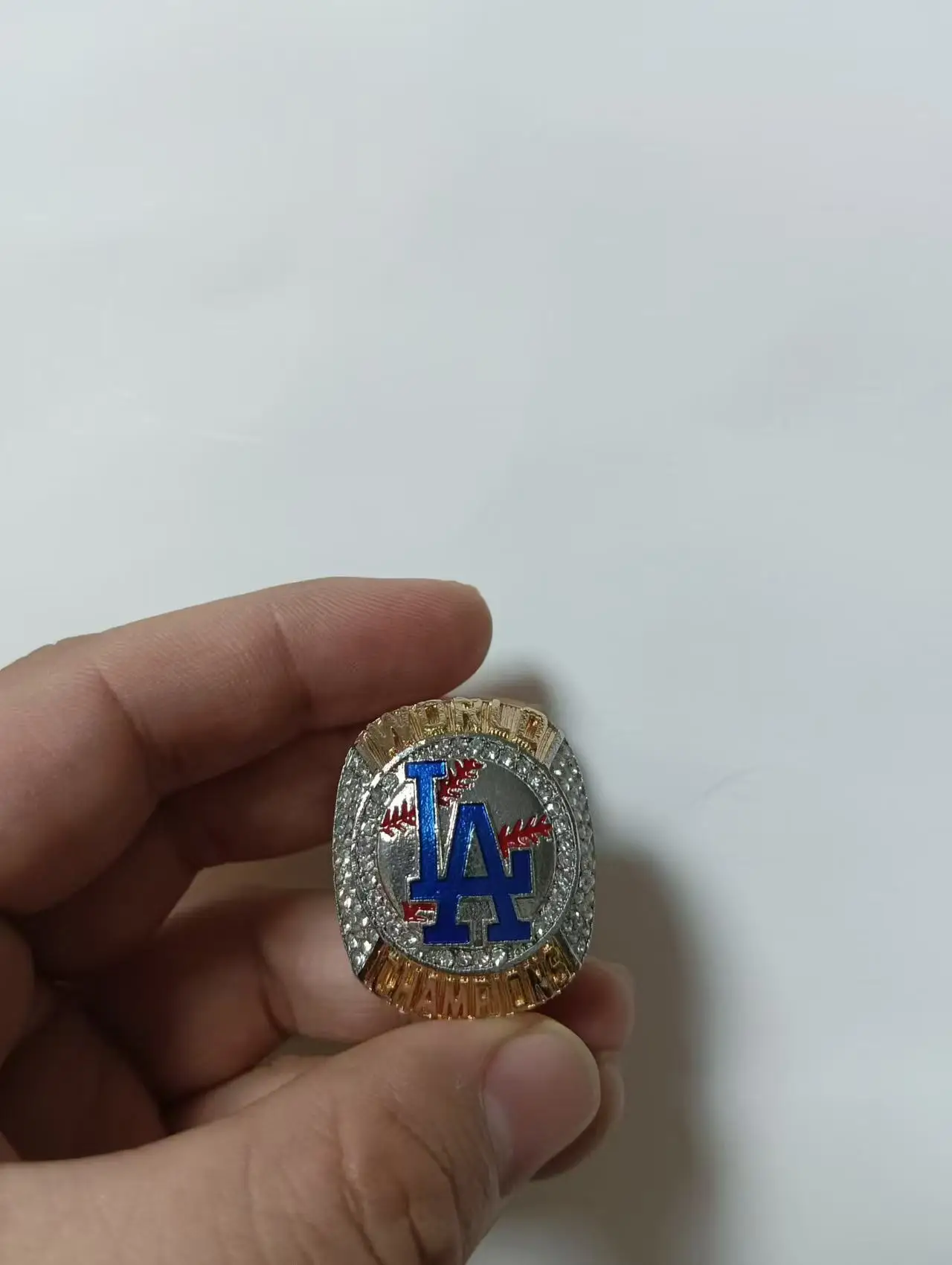 2024 Los Angeles Dodgers Baseball Championship Ring Diamond Set Men's Ring Fan Version