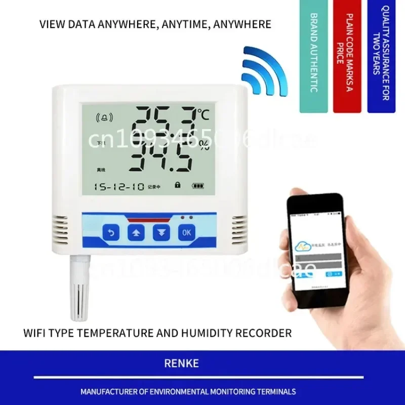 RS-WS-WIFI-6 Digital 65000 Readings Wireless WIFI Temperature And Humidity Sensor