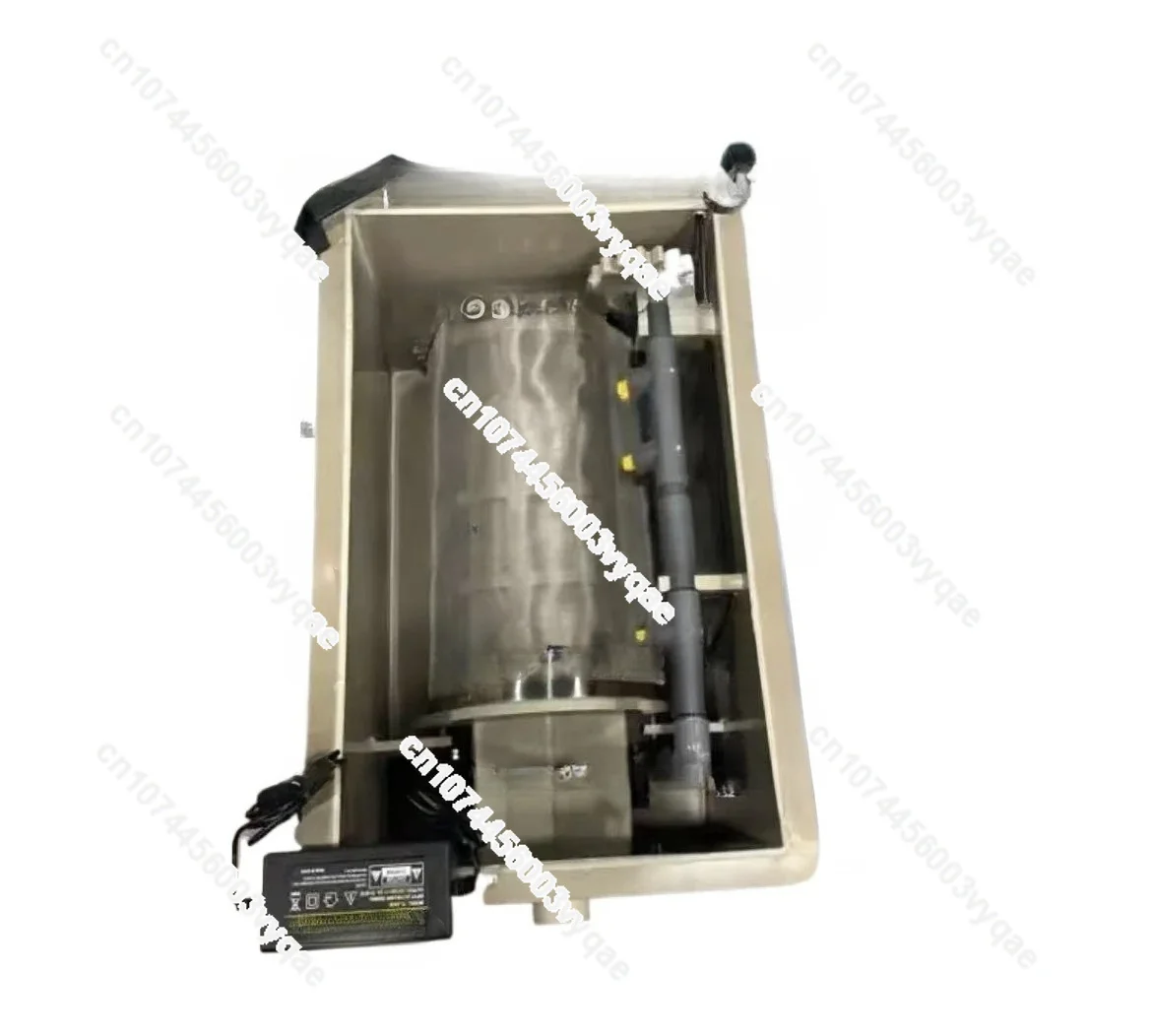 Fish pond rotary drum micro filter machine automatic backwash leave-in cotton filter fish stool separation