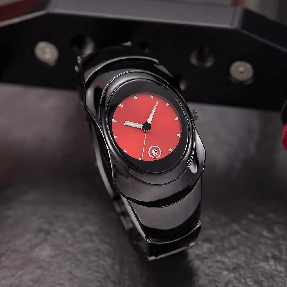 Fashion Creative y2k Original Quartz Watch Ins Style Niche Design Luminous Calendar Waterproof Men Watch relojes para hombres