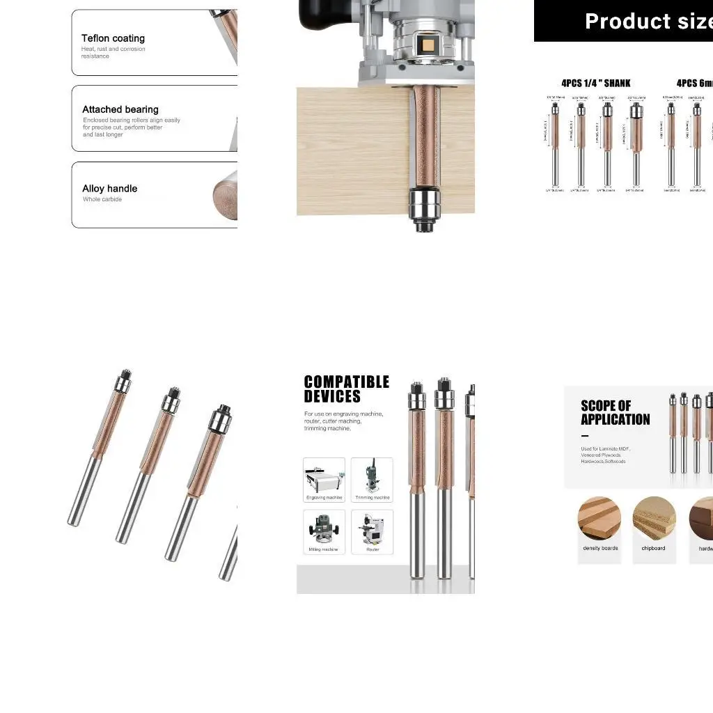 

652F 4 Part Accurate Shaping Slicers Twin Bushing Trimming Gear Hardened Metal Forming Divisions for Cabinet Face Replication