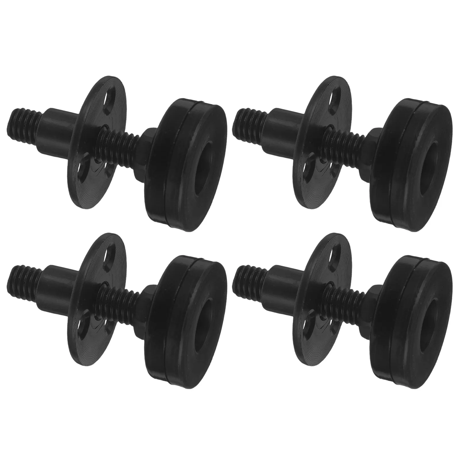 

4Pcs Adjustable Threaded Furniture Leveling Feet Heavy Duty Legs for Cabinets Tables Sofas Workbenches Black Furniture Leveler