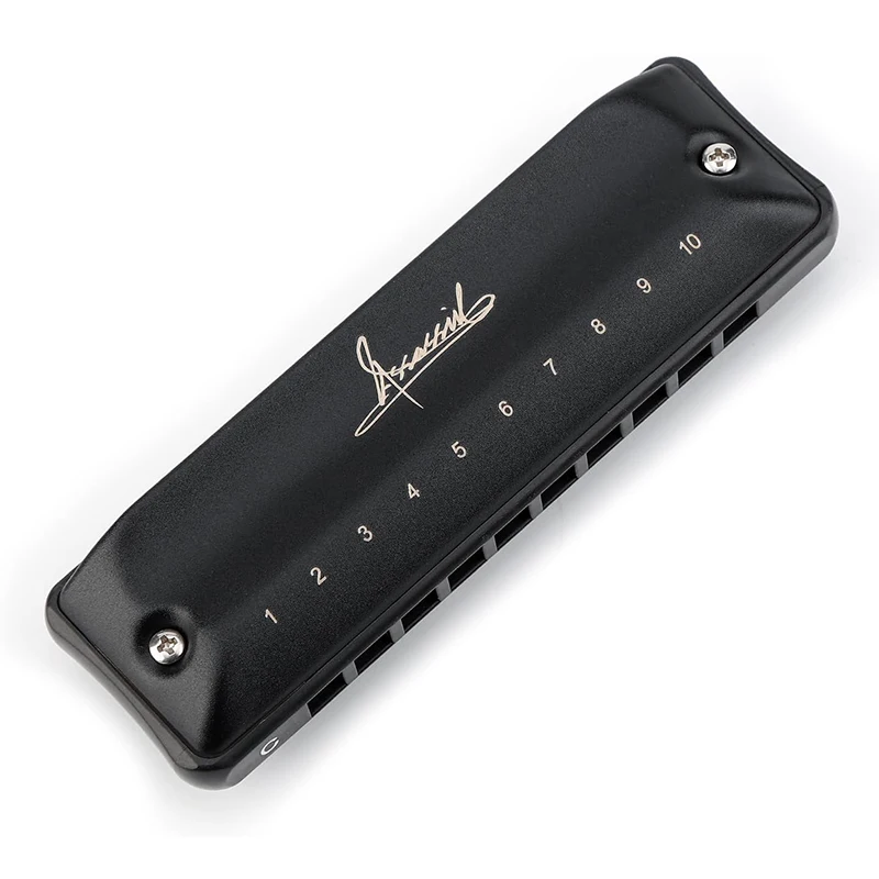 

Blues Harmonica JDR Assassin C Armonica 10 Holes 20 Tones Diatonic Harp Updated Professional Mouth Organ Musical Instrumentos